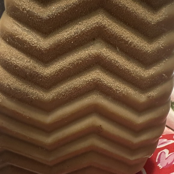 JBU Jambu Nala Womens Size 7M Olive Green Duck Rain Boots Faux Fur Lined Lace Up - Picture 8 of 8